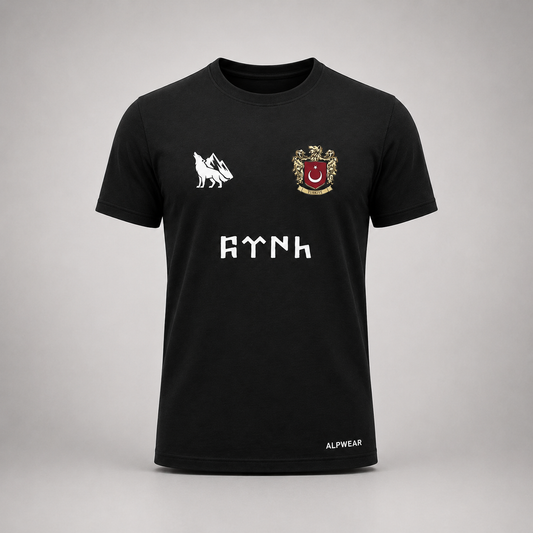 ORKHON HEAVY TEE — BLACK