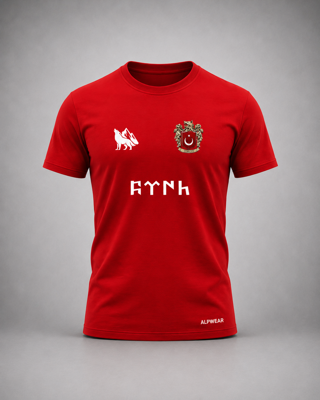 ORKHON HEAVY TEE — RED