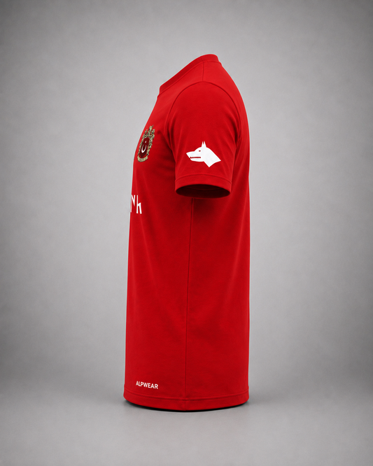 ORKHON HEAVY TEE — RED