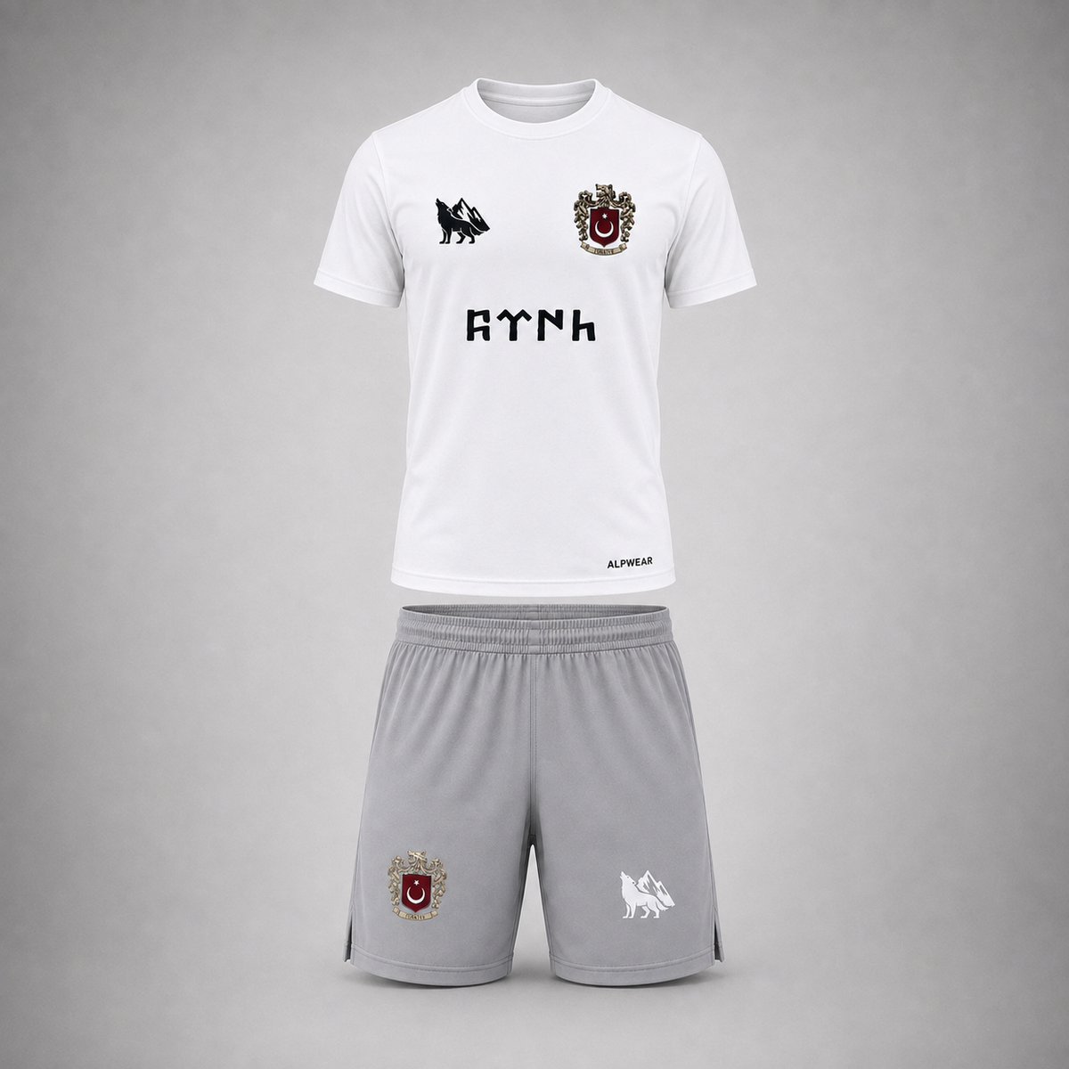 ALPWEAR Steppe Set grey front view