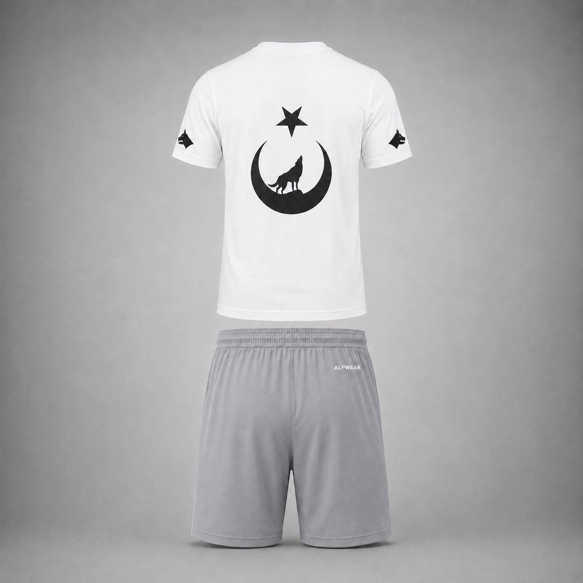ALPWEAR Steppe Set grey signature back design